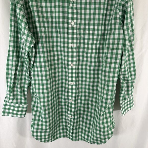 Robert Talbott Respoke Dress Shirt Men's Large Green Plaid Button Up Long Sleeve - Picture 3 of 9